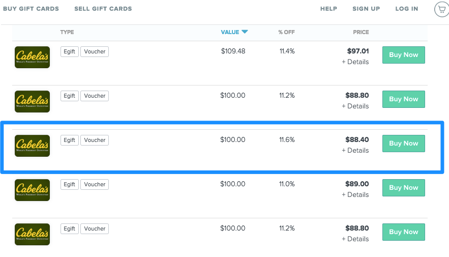 Example of How to Calculate Your New Unit Cost When Using a Discounted Gift Card - Online Arbitrage - Sellerspaceship.com