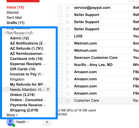 Daily Tasks Organize Business Emails - Online Arbitrage - Sellerspaceship.com
