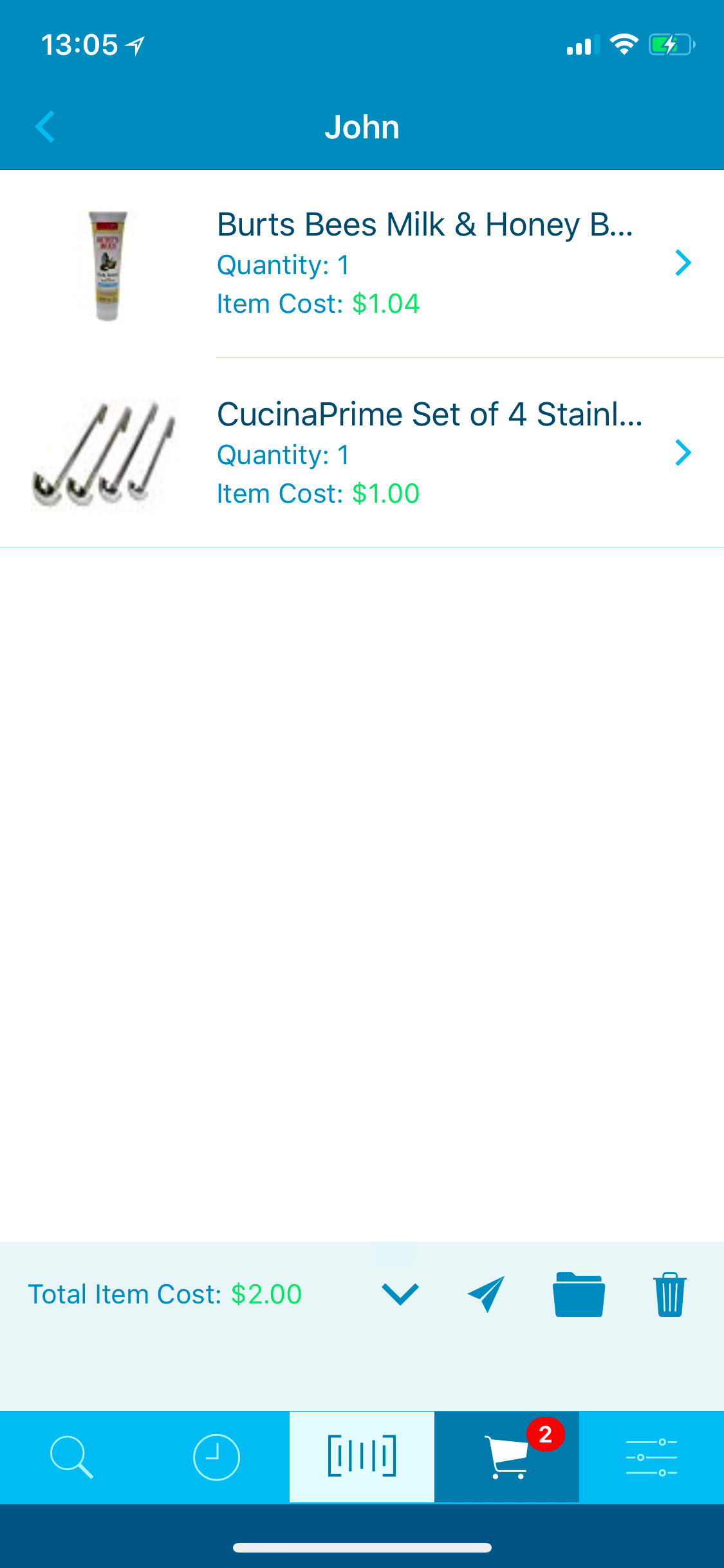 Inventory Lab Scoutify App Buy List - Seller Spaceship