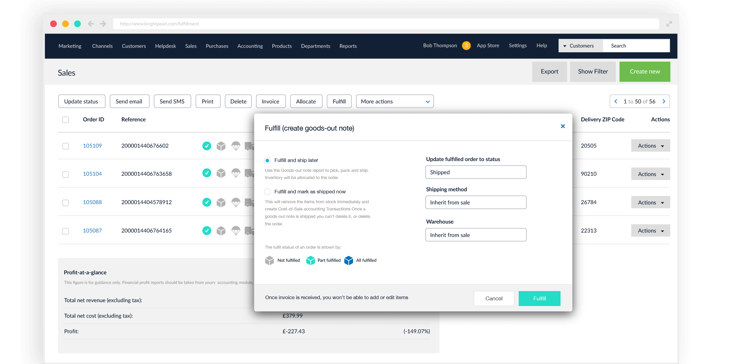 Bright Pearl Sales Management - Seller Spaceship Bright Pearl Review: Best Amazon Inventory Management Software - Seller Spaceship