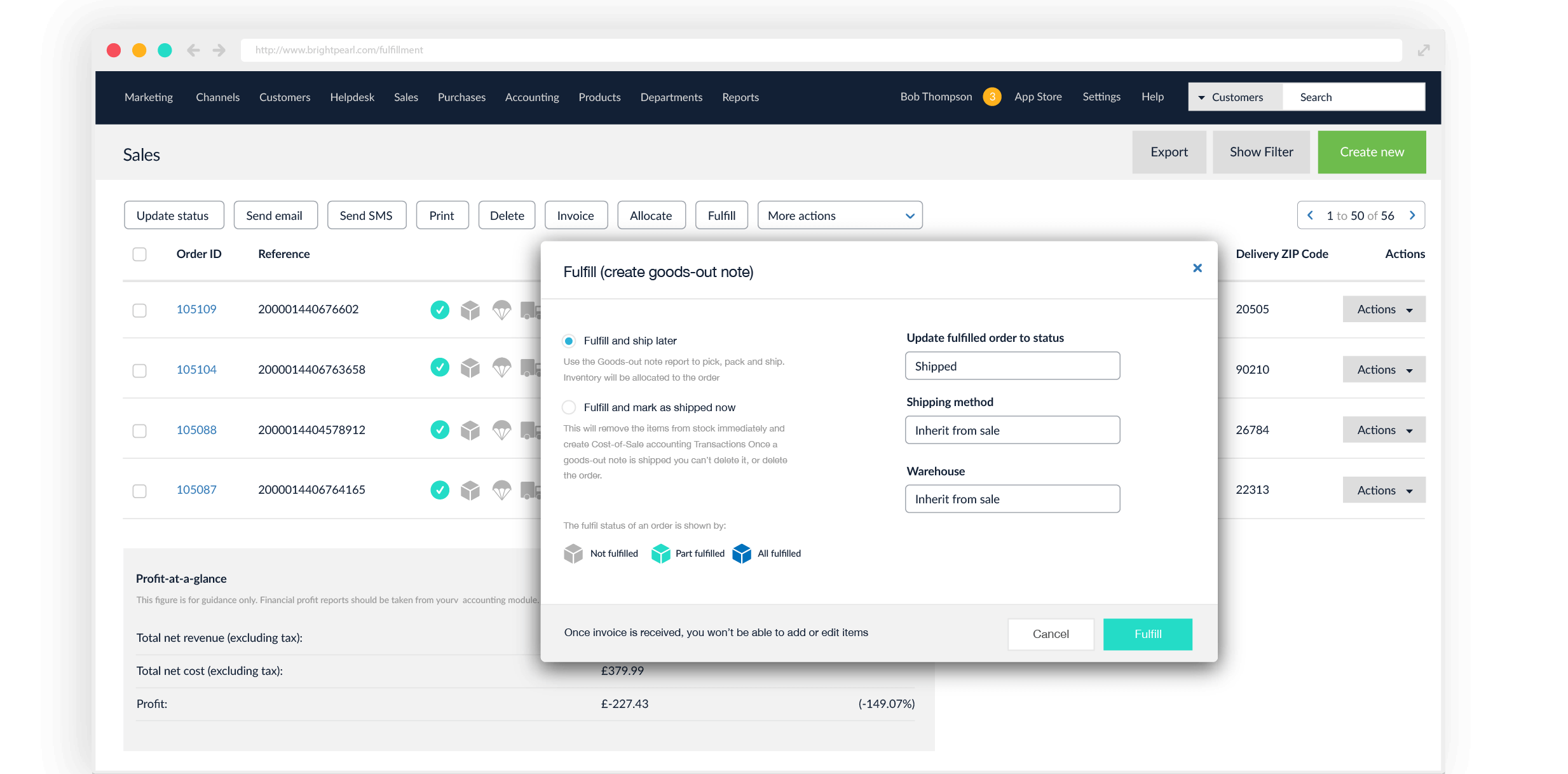 Bright Pearl Shipment - Seller Spaceship Bright Pearl Review: Best Amazon Inventory Management Software - Seller Spaceship