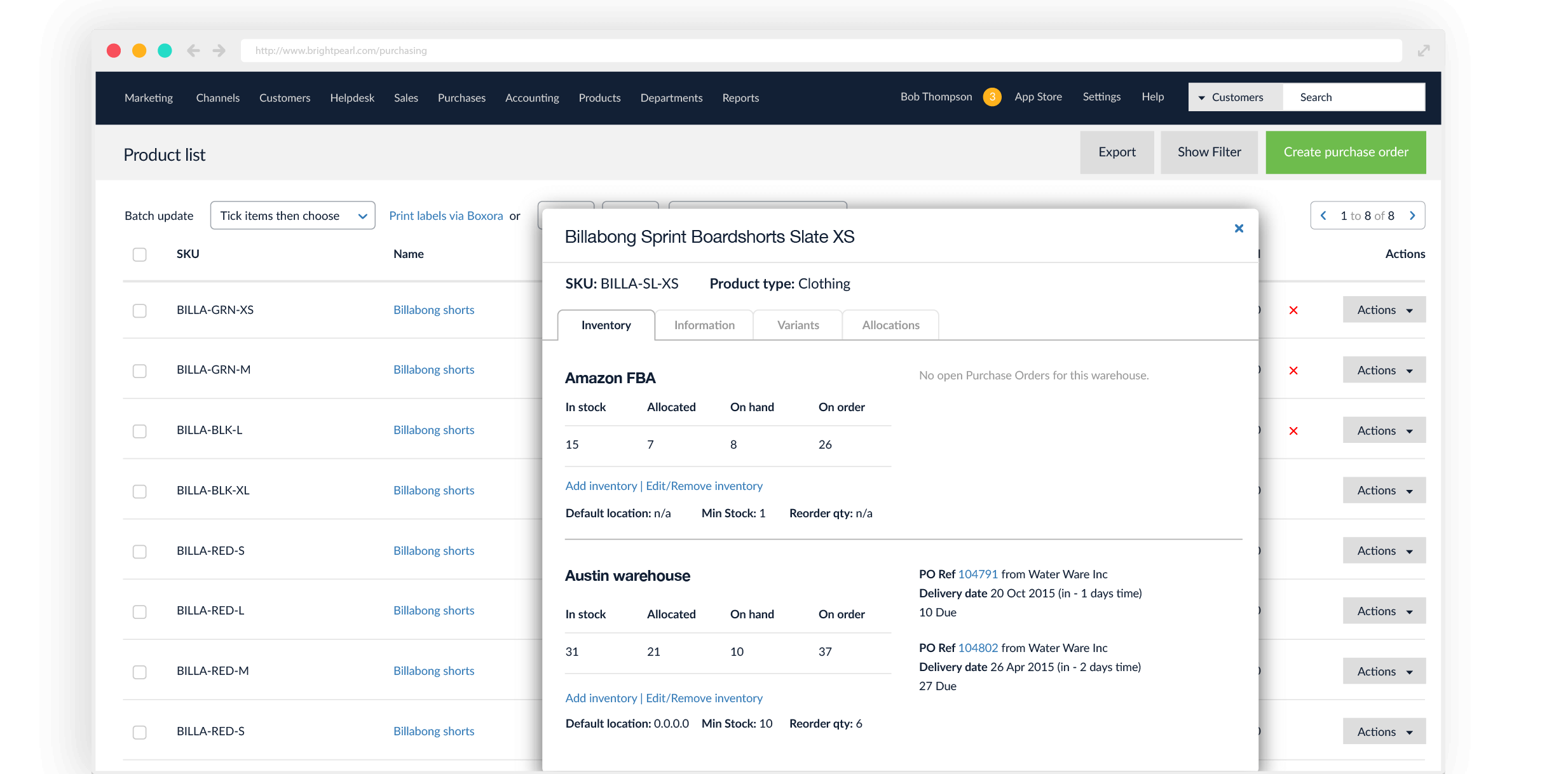 Bright Pearl Warehouse Managment - Seller Spaceship Bright Pearl Review: Best Amazon Inventory Management Software - Seller Spaceship