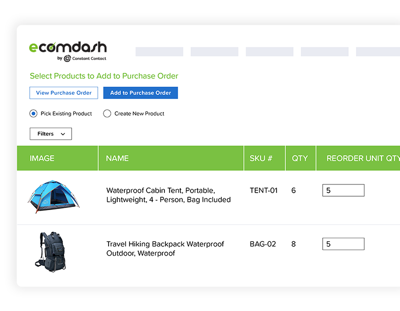 Ecomdash Review Purchase Order - Seller Spaceship Ecomdash Review: Best Amazon Inventory Management Software - Seller Spaceship