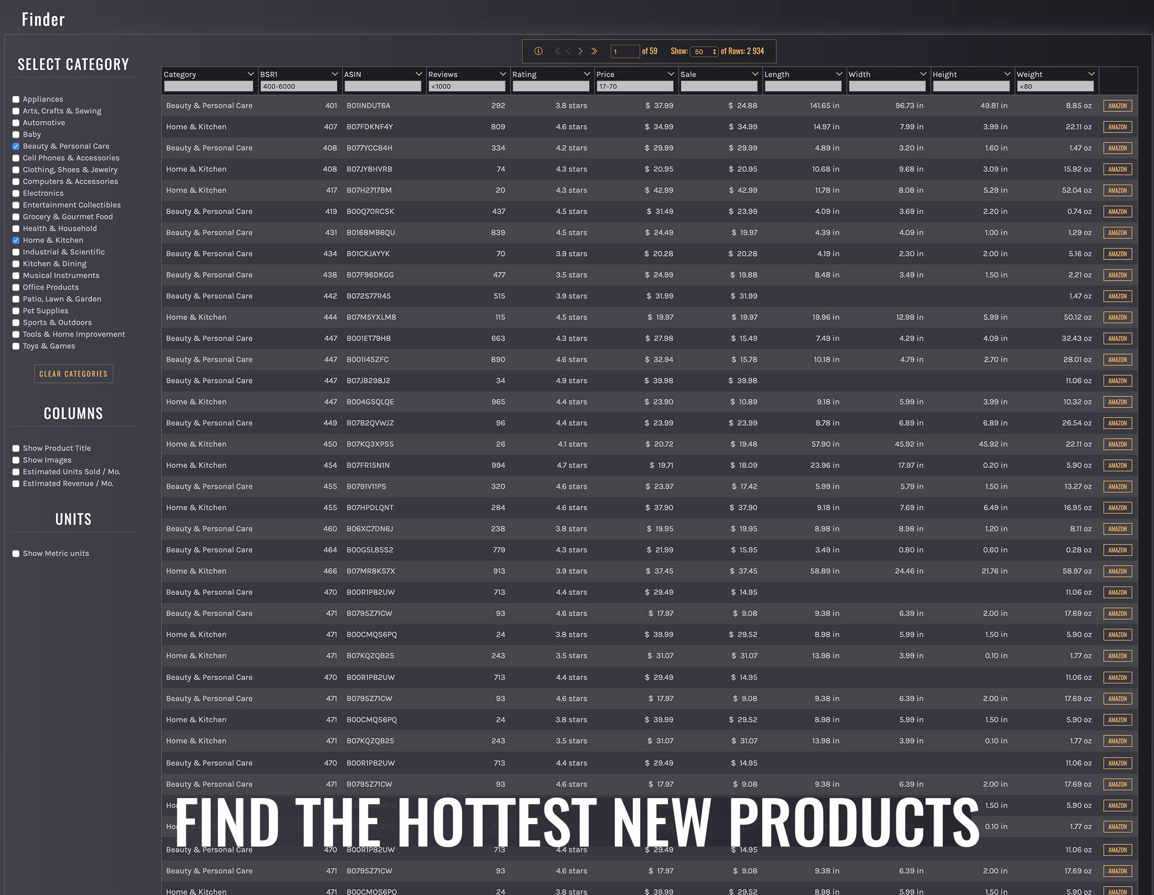 ManageByStats Sales Finder - Sellers Spaceship ManageByStats Review: Best Amazon Inventory Management Software - Seller Spaceship
