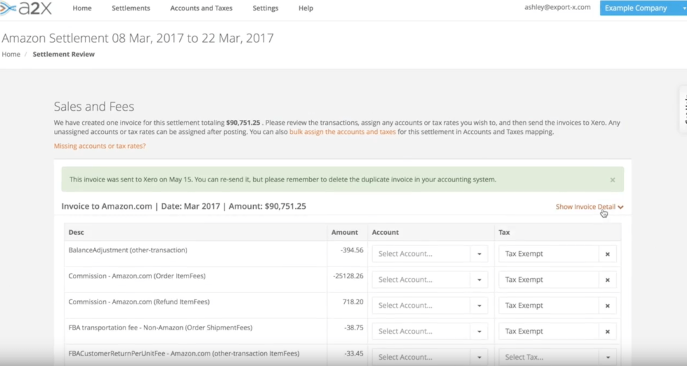 xero accounting software and cost of goods sold