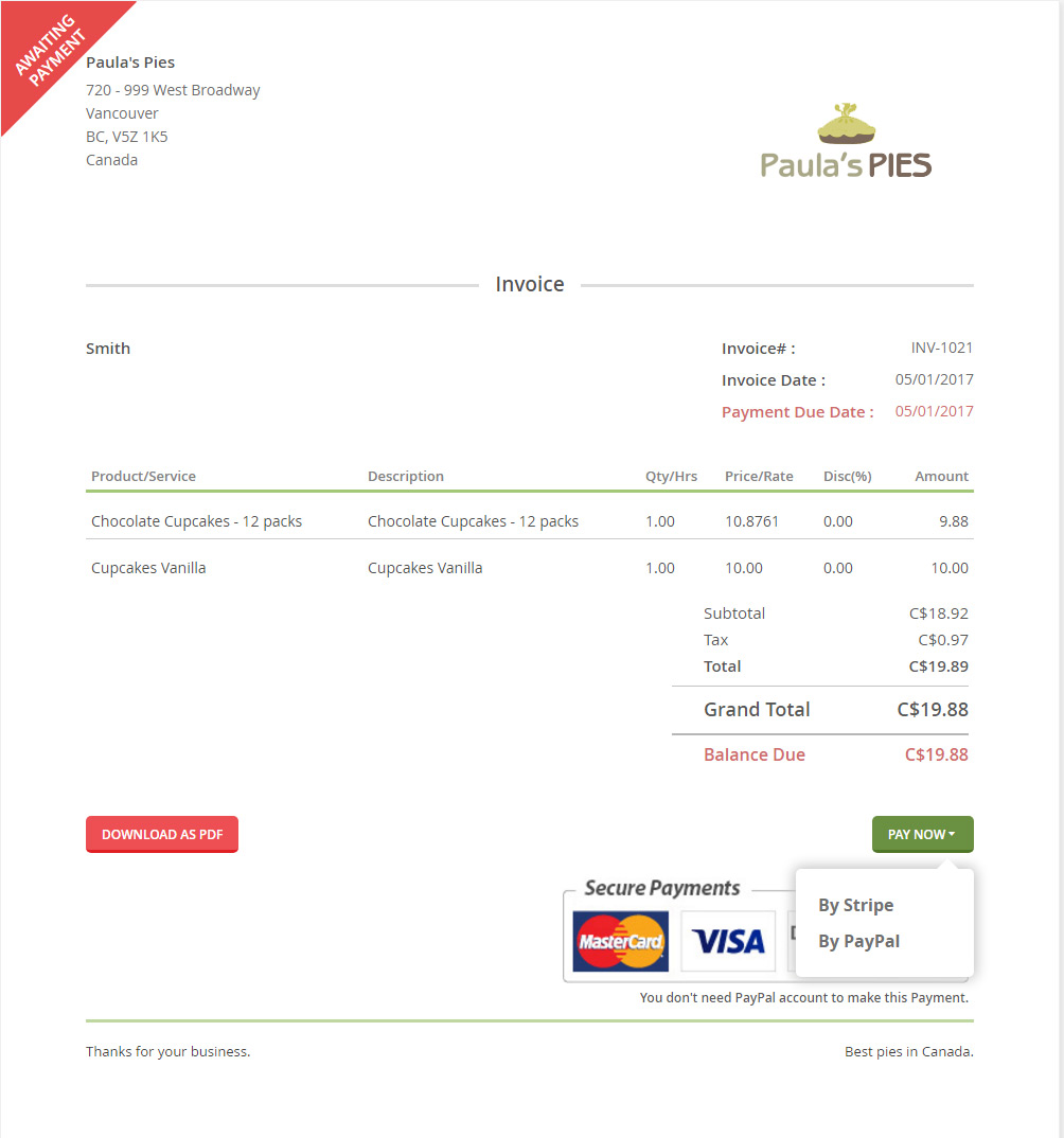 SlickPie - Payment Process - Seller Spaceship SlickPie: Best Accounting Software - Seller Spaceship
