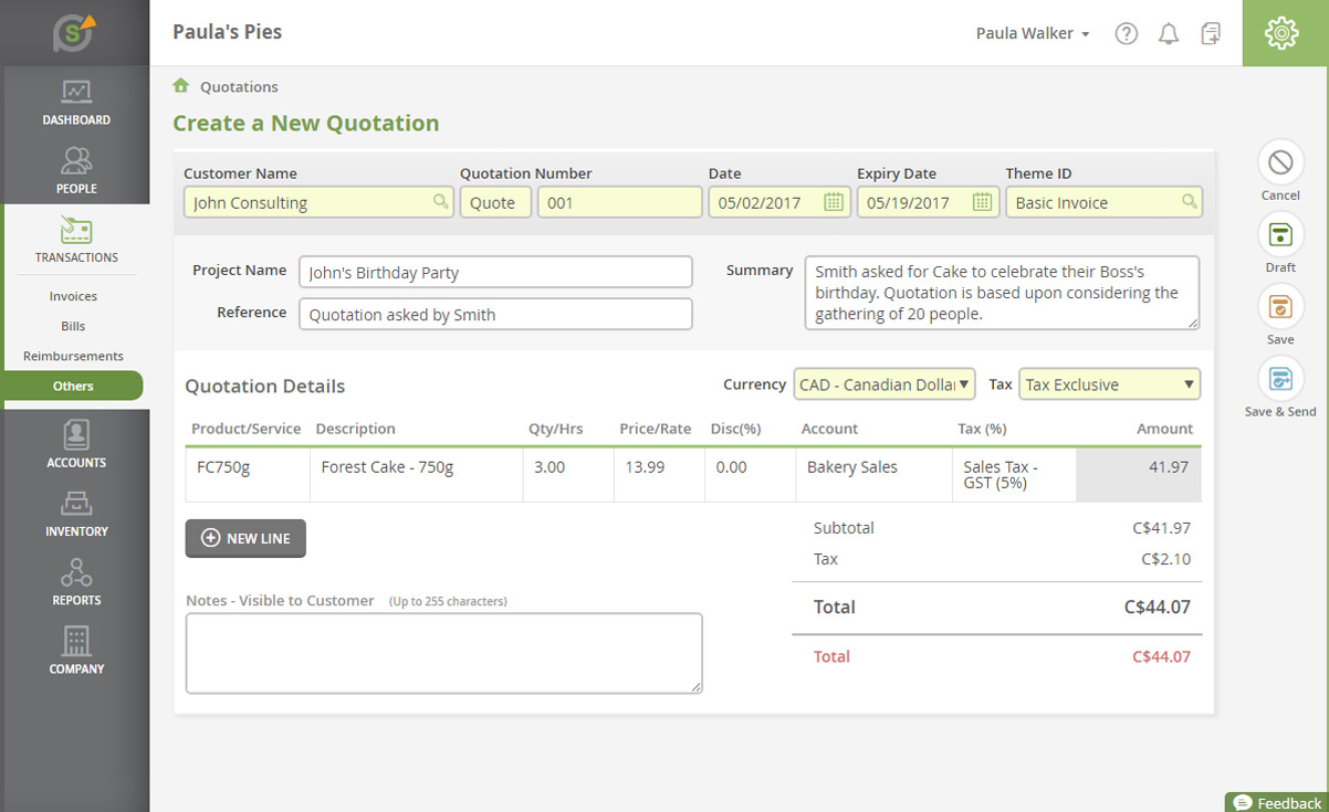 SlickPie - Quotes and Estimates - Seller Spaceship SlickPie: Best Accounting Software - Seller Spaceship