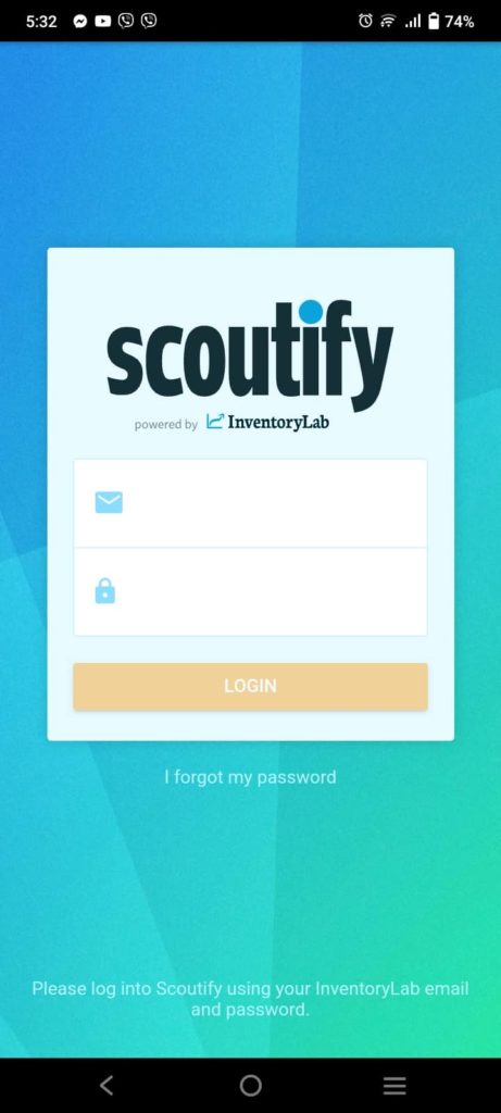 Inventory Lab Scoutify App - Seller Spaceship